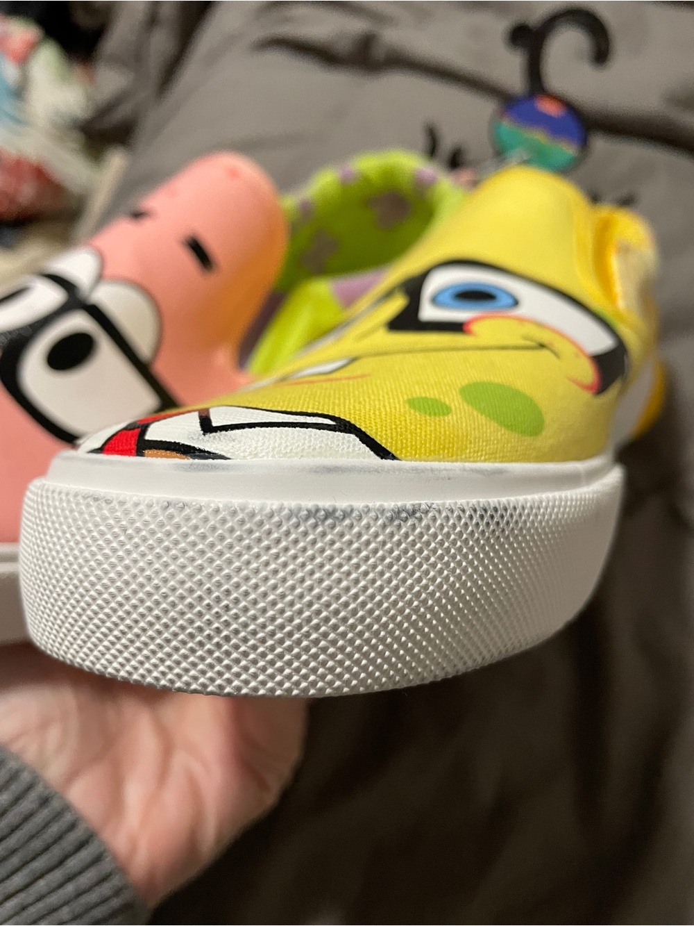 New w/tags SpongeBob/Patrick Nickelodeon Slip-On Sneakers Shoes Size 10 Mens - Picture 9 of 10